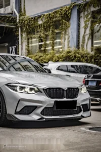 กระจังหน้าดรายคาร์บอน ทรง กระจังซี่คู่ BMW M2 F87C SOOQOO
