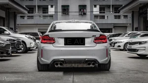 ดิฟฟิวเซอร์ท้ายดรายคาร์บอน ทรง MP BMW M2 และ M2C F87 F87C SOOQOO