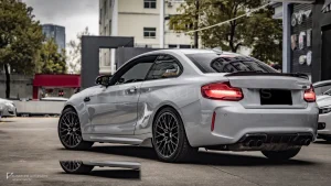 สเกิร์ตข้างดรายคาร์บอน ทรง MP BMW M2 และ M2C F87 F87C SOOQOO
