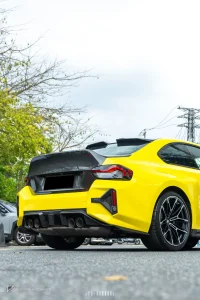 ฝากระโปรงหลังดรายคาร์บอน ทรง CS BMW M2 G87 SOOQOO