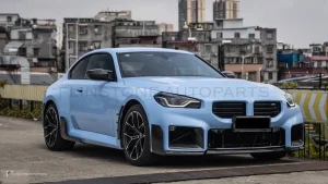 ลิ้นหน้าดรายคาร์บอน ทรง MP BMW M2 G87 SOOQOO