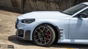 ลิ้นหน้าดรายคาร์บอน ทรง MP BMW M2 G87 SOOQOO