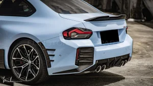 กันชนดรายคาร์บอน ทรง MP BMW M2 G87 SOOQOO