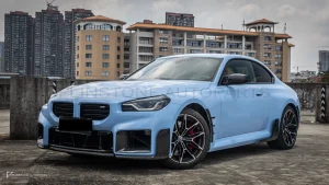 สเกิร์ตข้างดรายคาร์บอน ทรง MP BMW M2 G87 SOOQOO (T-315)