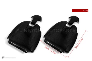 ครอบพนักเบาะดรายคาร์บอน ทรง OEM BMW M2 G87 SOOQOO