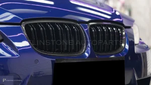 กระจังหน้าดรายคาร์บอน ทรง กระจังซี่คู่ BMW E92 E93 M3 SOOQOO