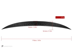 สปอยเลอร์ท้ายดรายคาร์บอน BMW M3 E92 P SOOQOO