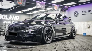 ลิ้นหน้าดรายคาร์บอน BMW M3 F80 F82 F83 GT4 SOOQOO