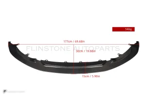 ลิ้นหน้าดรายคาร์บอน BMW M3 F80 F82 F83 GT4 SOOQOO
