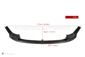 ลิ้นหน้าดรายคาร์บอน ทรง MP BMW M3 F80 F82 F83 SOOQOO