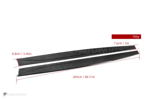 สเกิร์ตข้างดรายคาร์บอน ทรง MP BMW M3 F80 F82 F83 SOOQOO