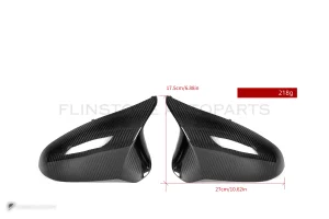 ครอบกระจกมองข้างดรายคาร์บอน ทรง OEM BMW M3 F80 F82 F83 SOOQOO