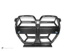 กระจังหน้าดรายคาร์บอน BMW M3 G80 G82 CSL SOOQOO