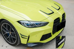 คานาร์ดกันชนหน้าดรายคาร์บอน ทรง MP BMW M3 G80 G82 SOOQOO