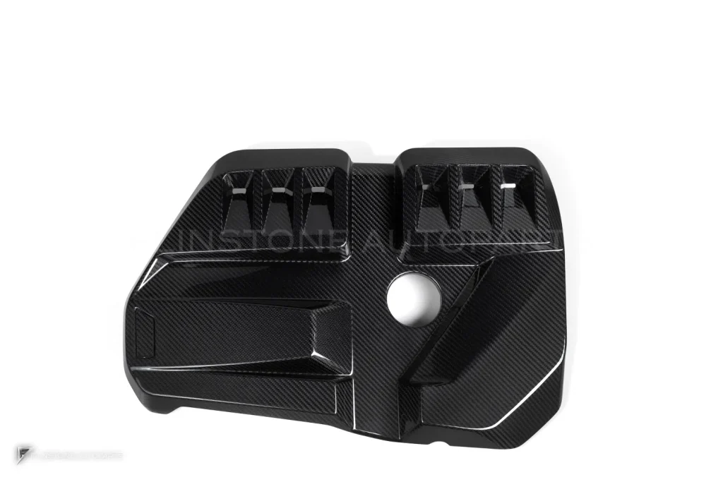 ฝาครอบห้องเครื่องดรายคาร์บอน ทรง OEM BMW M3 G80 G82 SOOQOO