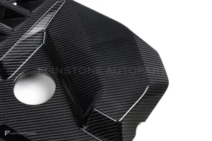 ฝาครอบห้องเครื่องดรายคาร์บอน ทรง OEM BMW M3 G80 G82 SOOQOO