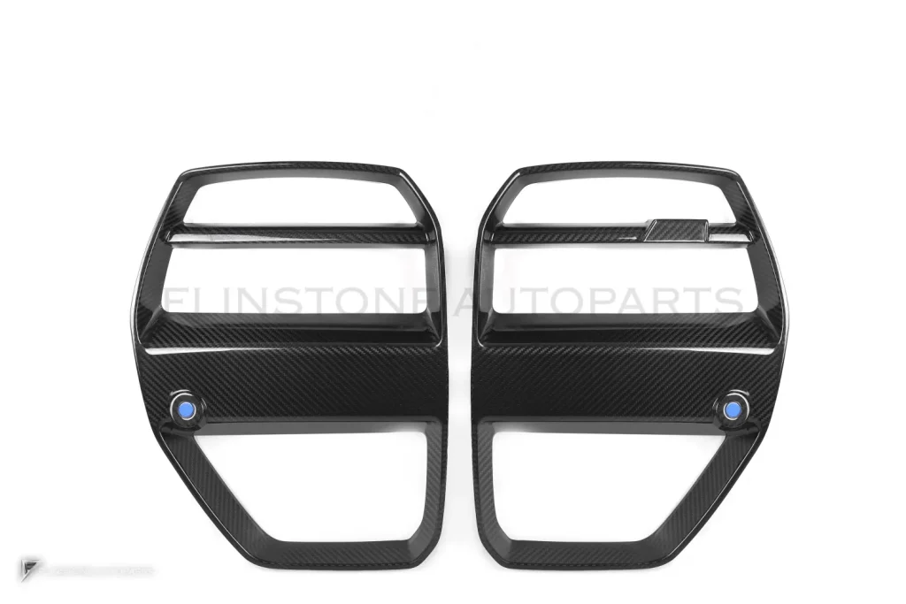 กระจังหน้าดรายคาร์บอน ทรง V BMW M3 G80 G82 SOOQOO