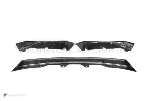 ลิ้นหน้าดรายคาร์บอน ทรง V BMW M3 G80 G82 SOOQOO