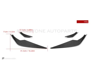 คานาร์ดกันชนหน้าดรายคาร์บอน BMW M3 G80 G82 VS SOOQOO