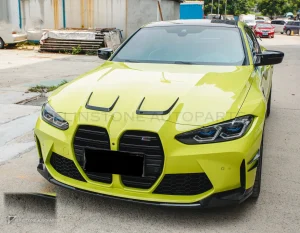 ฝากระโปรงหน้าดรายคาร์บอน ทรง X BMW M3 G80 G82 SOOQOO