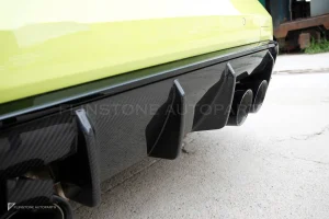 ดิฟฟิวเซอร์ท้ายดรายคาร์บอน ทรง OEM BMW M3 G80 G82 SOOQOO