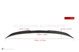 สปอยเลอร์ท้ายดรายคาร์บอน ทรง OEM BMW M3 G80 SOOQOO