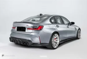 คิ้วซุ้มล้อดรายคาร์บอน ทรง MP BMW M3 G80 SOOQOO (T-230)