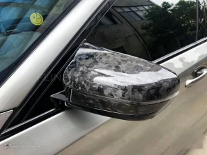 ครอบกระจกมองข้างฟอร์จคาร์บอน ทรง OEM (พวงมาลัยซ้าย) BMW M5 F90 SOOQOO