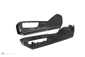 ครอบพนักเบาะคาร์บอนไฟเบอร์ ทรง OEM BMW M5 G90 SOOQOO SQ-380
