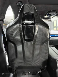 ครอบพนักเบาะคาร์บอนไฟเบอร์ ทรง OEM BMW M5 G90 SOOQOO SQ-381