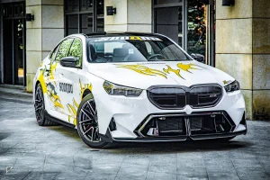 ลิ้นหน้าดรายคาร์บอน ทรง MP BMW M5 G90 G99 SOOQOO