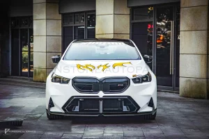 ลิ้นหน้าดรายคาร์บอน ทรง MP BMW M5 G90 G99 SOOQOO