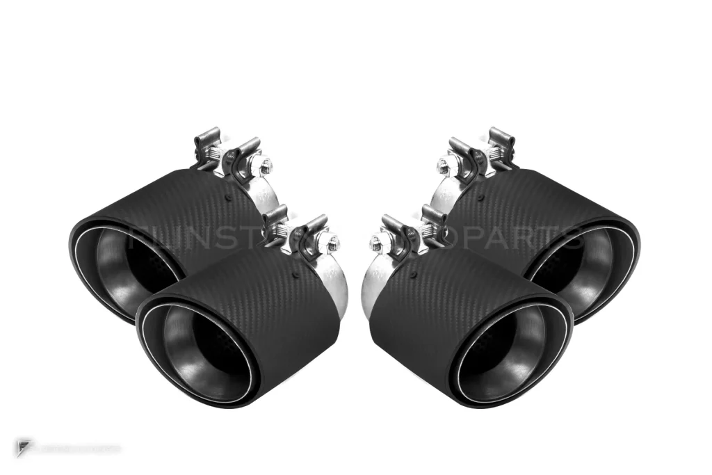 ปลายท่อไอเสียคาร์บอนไฟเบอร์ Prepreg ทรง OEM BMW M5 G90 G99 SOOQOO