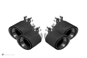 ปลายท่อไอเสียคาร์บอนไฟเบอร์ Prepreg ทรง OEM BMW M5 G90 G99 SOOQOO