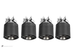 ปลายท่อไอเสียคาร์บอนไฟเบอร์ Prepreg ทรง OEM BMW M5 G90 G99 SOOQOO