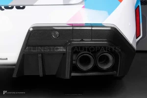 ปลายท่อไอเสียคาร์บอนไฟเบอร์ Prepreg ทรง OEM BMW M5 G90 G99 SOOQOO