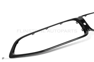 กระจังหน้าดรายคาร์บอน ทรง กระจังซี่คู่ BMW M8 F91 SOOQOO