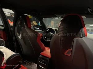 ครอบพนักเบาะดรายคาร์บอน ทรง OEM BMW M8 I F91 SOOQOO