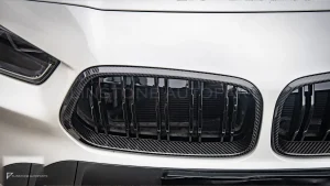 กระจังหน้าดรายคาร์บอน ทรง กระจังซี่คู่ BMW X2 F39 SOOQOO