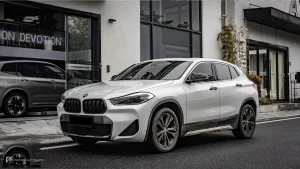 กระจังหน้าดรายคาร์บอน ทรง กระจังซี่คู่ BMW X2 F39 SOOQOO