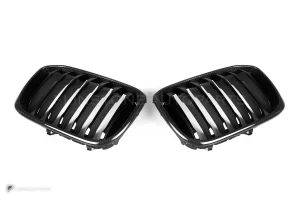 กระจังหน้าดรายคาร์บอน ทรง กระจังซี่เดี่ยว BMW X3M F97 F98 ก่อนไมเนอร์เชนจ์ SOOQOO
