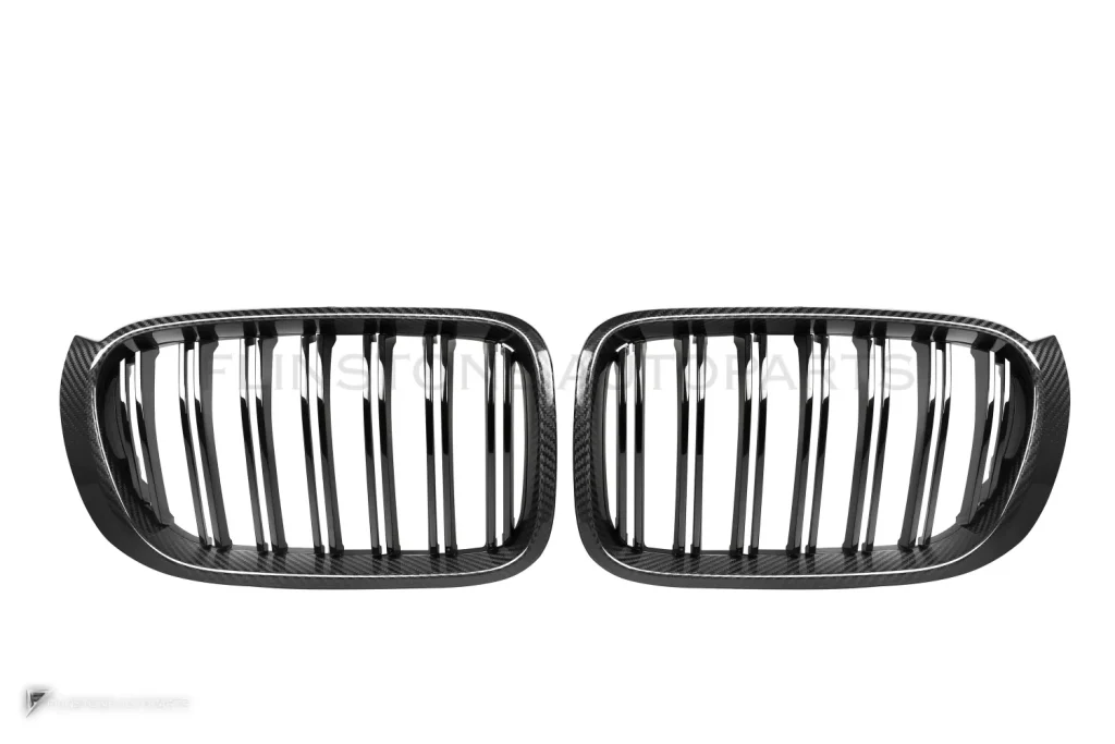 กระจังหน้าดรายคาร์บอน ทรง กระจังซี่คู่ BMW X3 F25 F26 ไมเนอร์เชนจ์ SOOQOO