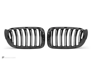 กระจังหน้าดรายคาร์บอน ทรง กระจังซี่คู่ BMW X3 F25 F26 ไมเนอร์เชนจ์ SOOQOO