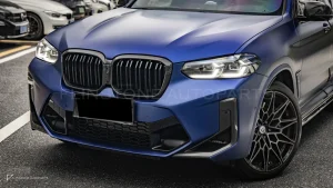 กระจังหน้าดรายคาร์บอน ทรง กระจังซี่คู่ BMW X3 G01 G02 ไมเนอร์เชนจ์ SOOQOO