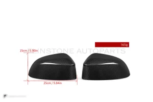 ครอบกระจกมองข้างดรายคาร์บอน ทรง OEM BMW X3 G01 G02 SOOQOO