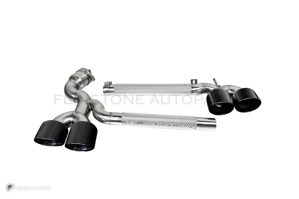 ปลายท่อไอเสียคาร์บอนไฟเบอร์ BMW X3 G45 G48 304 stainless steel SOOQOO