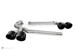 ปลายท่อไอเสียคาร์บอนไฟเบอร์ BMW X3 G45 G48 304 stainless steel SOOQOO
