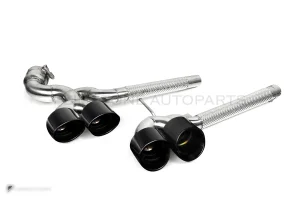 ปลายท่อไอเสียคาร์บอนไฟเบอร์ BMW X3 G45 G48 304 stainless steel SOOQOO