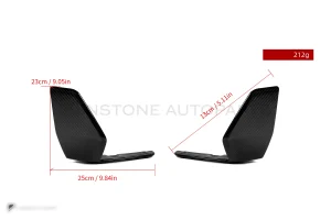 สปลิตเตอร์ดรายคาร์บอน ทรง MP BMW X5 G05 SOOQOO (T-216)