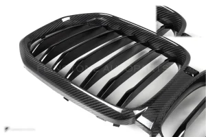 กระจังหน้าดรายคาร์บอน ทรง กระจังซี่เดี่ยว BMW X5 G05 ก่อนไมเนอร์เชนจ์ SOOQOO
